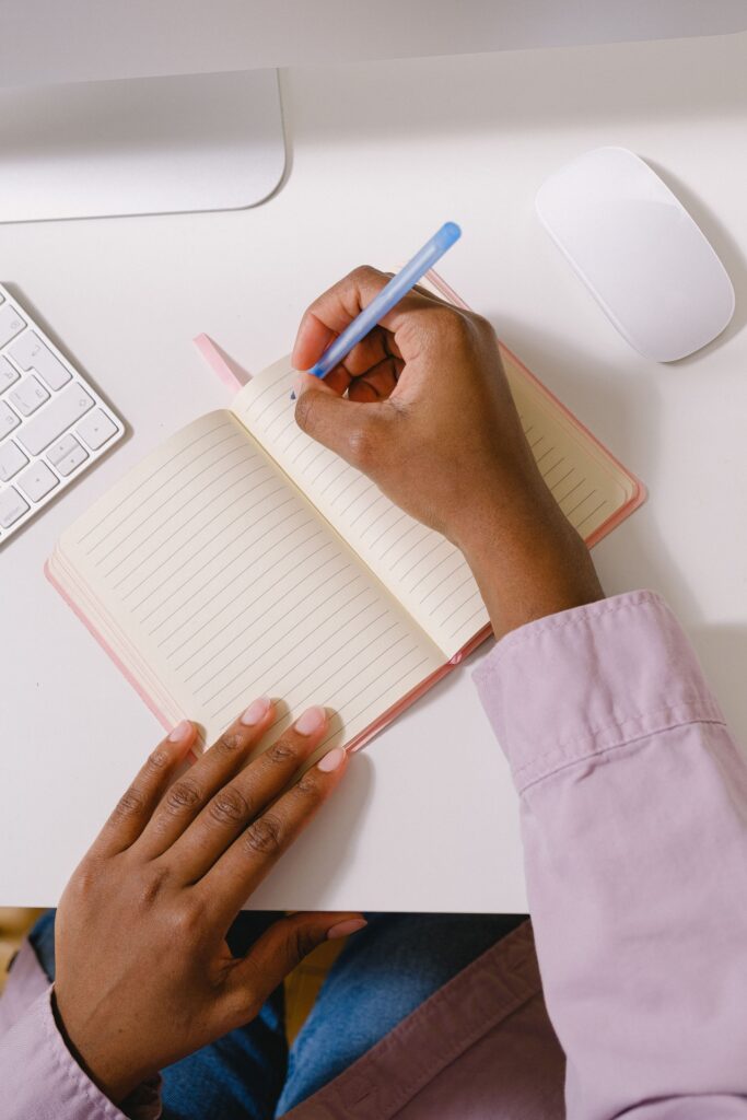Author brainstorming book ideas